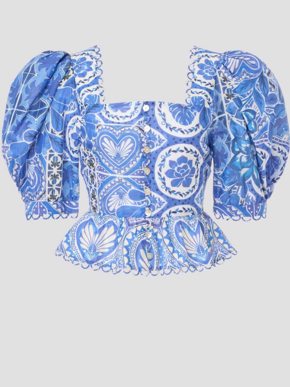 Farm Rio Tile Dream Blouse
