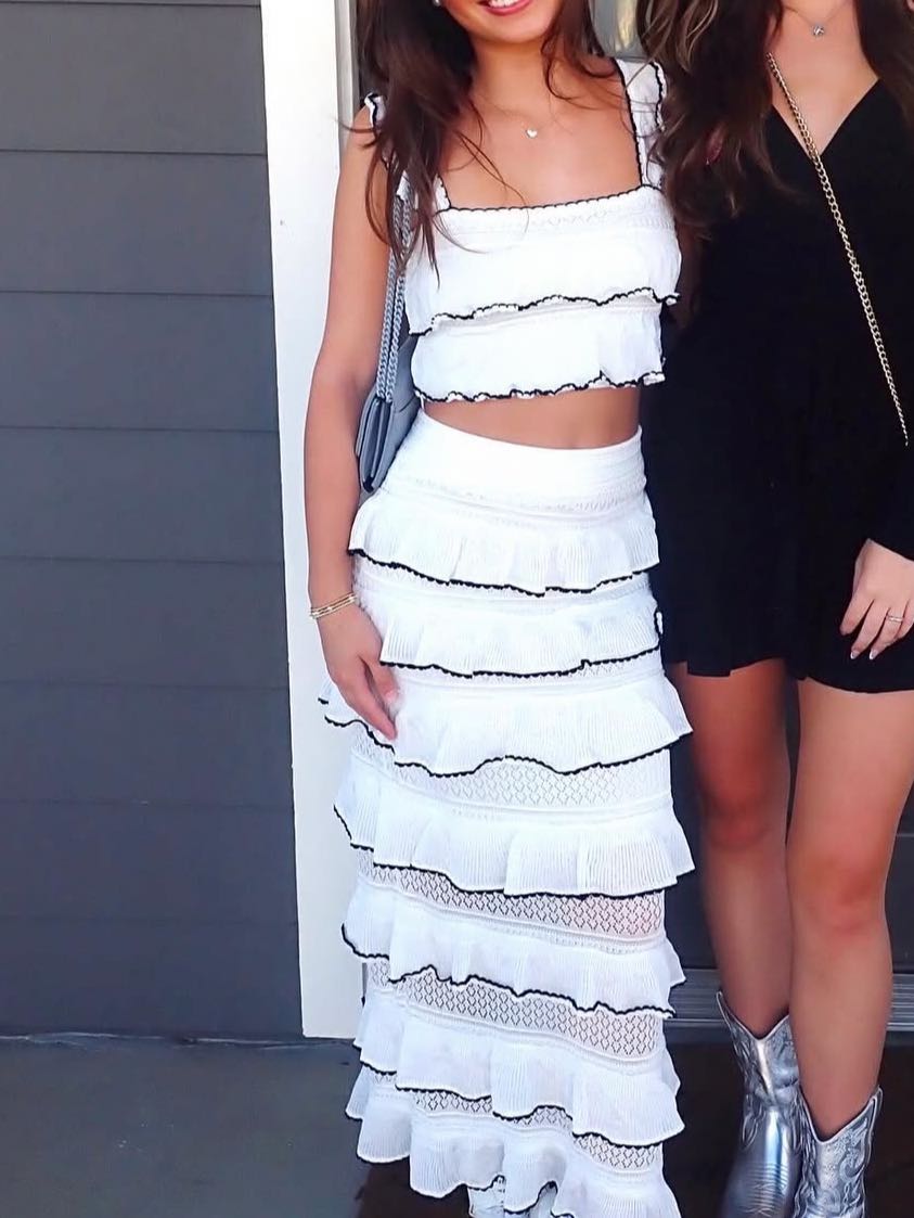 Maxi skirt set