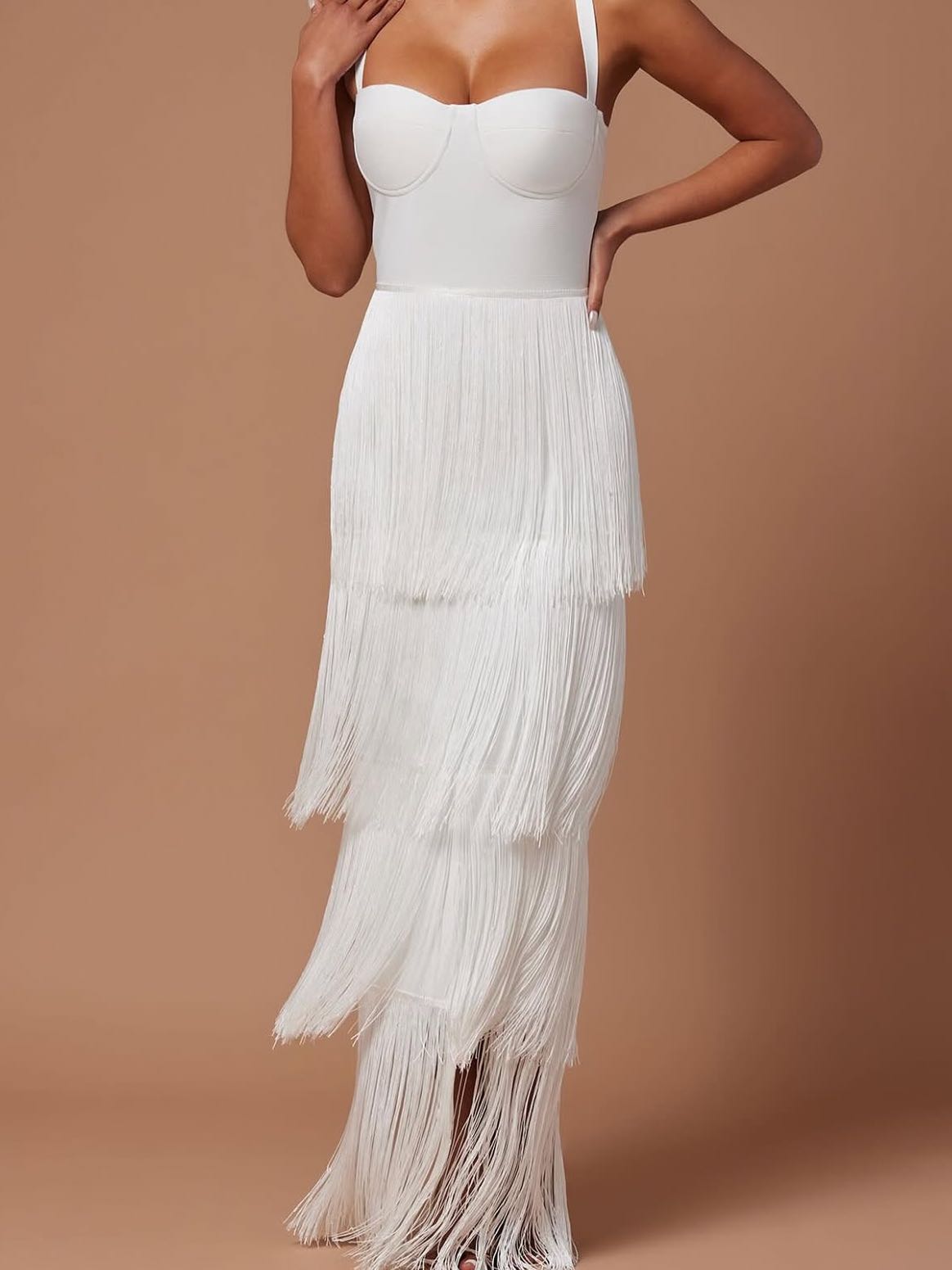 Fringe gown