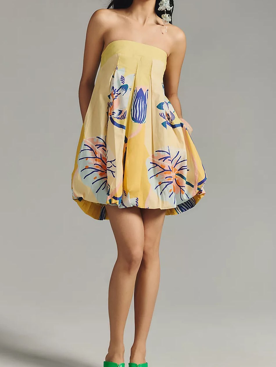 Sarah Gordon strapless mini dress