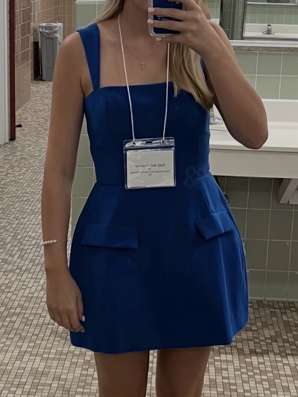 Royal blue Amanda Uprichard dress!