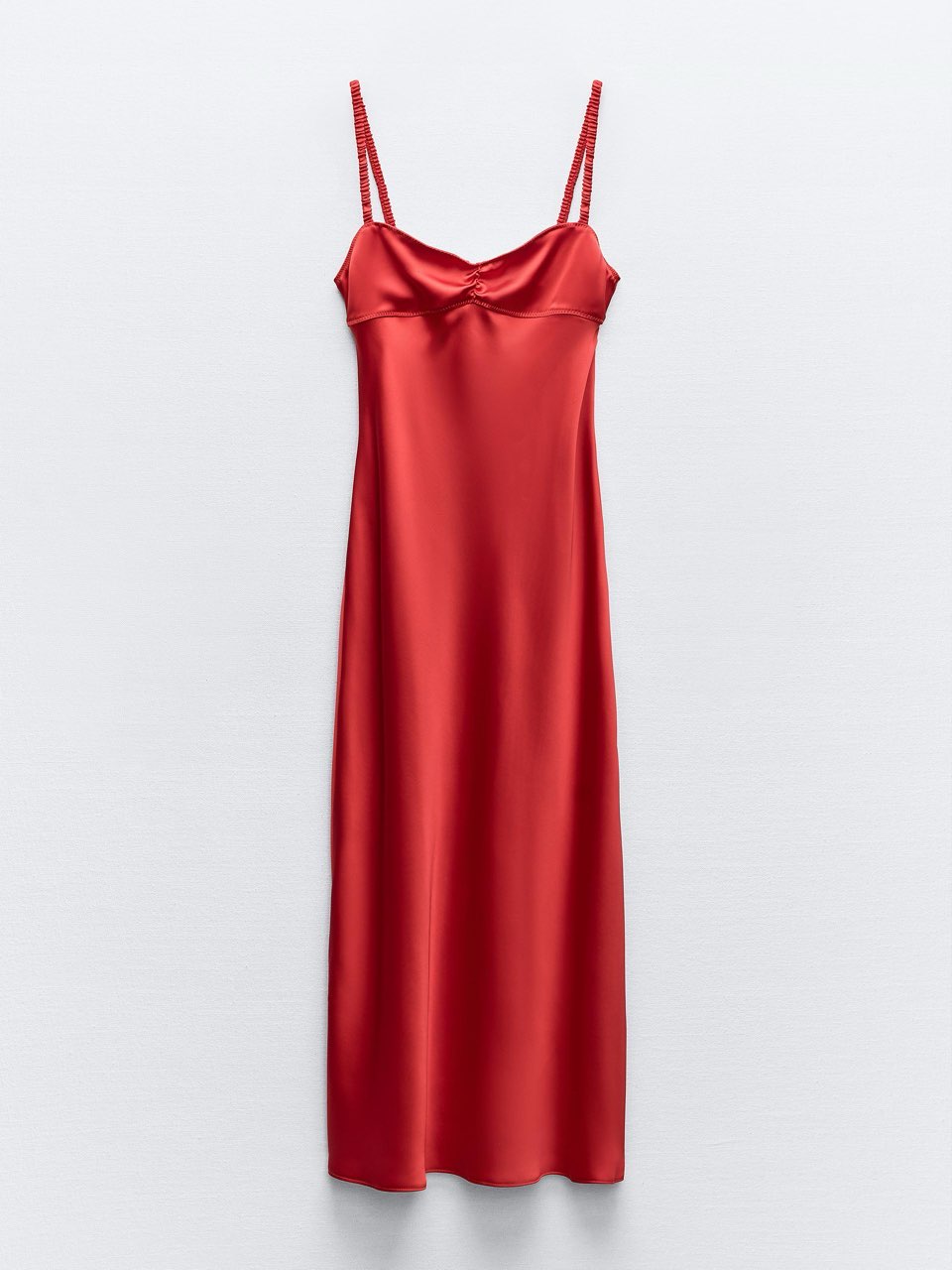 Satin slip dress