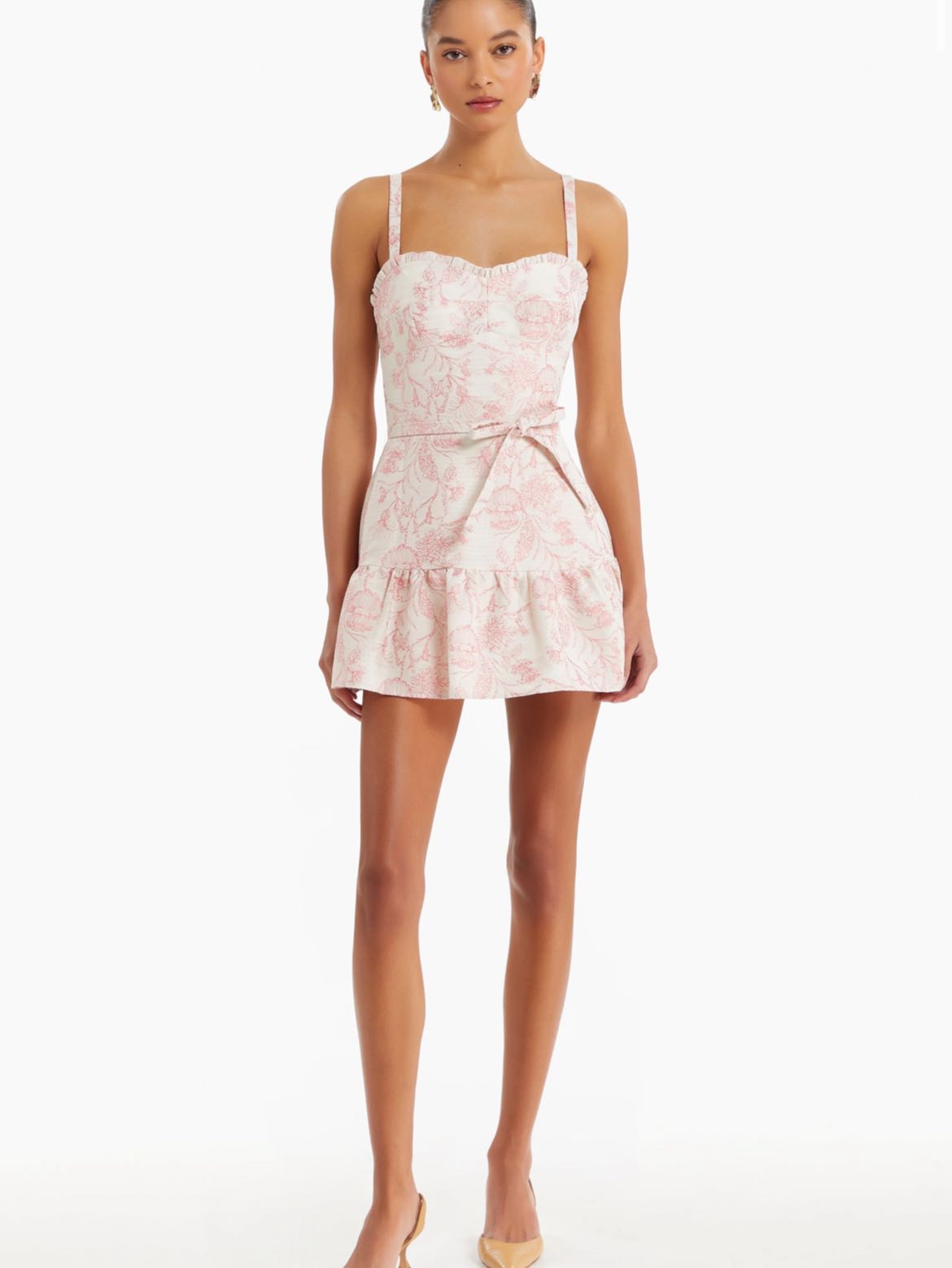 Sleeveless Giacini Romper Pink