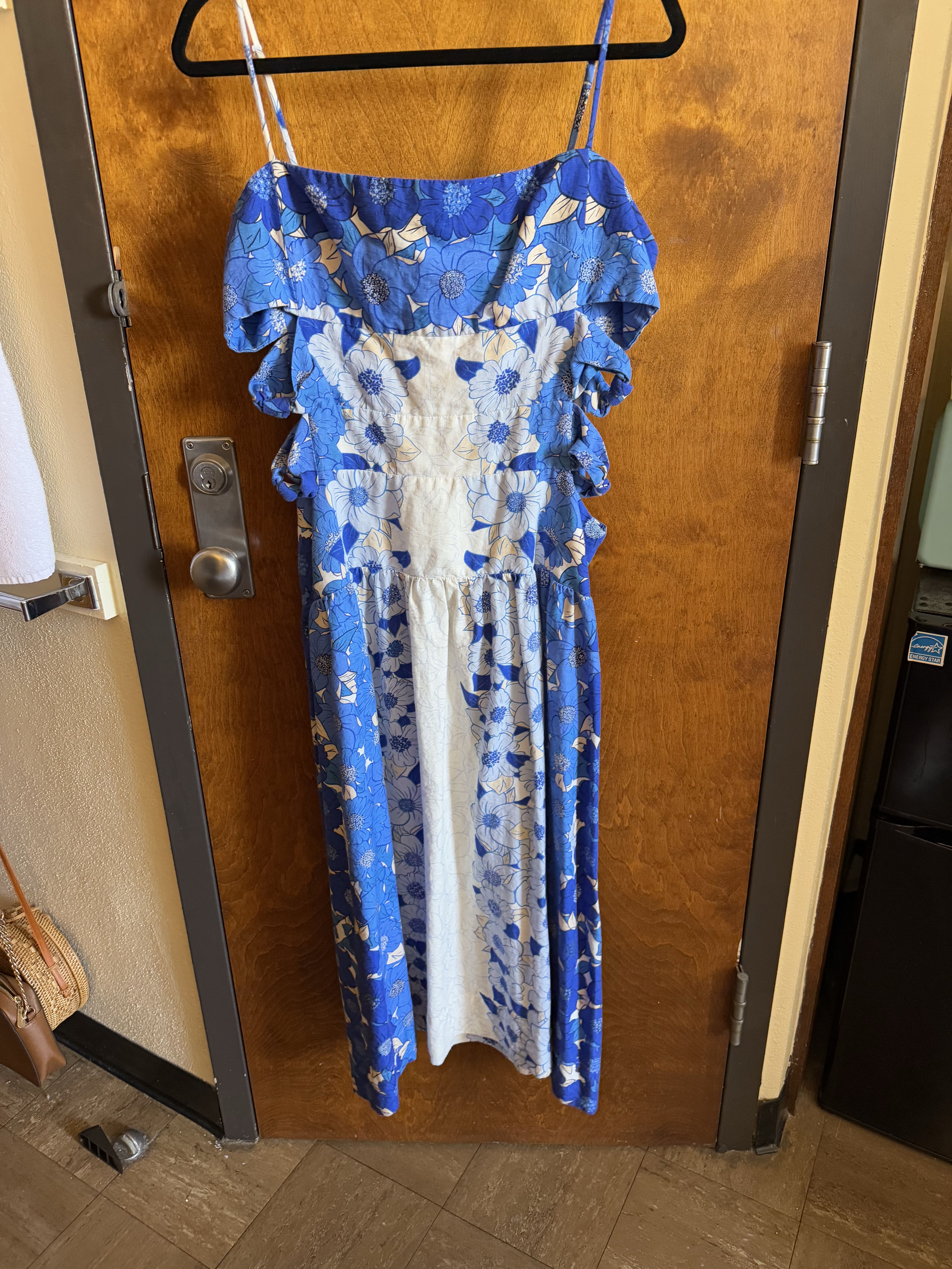 Farm Rio Blue Floral Dress