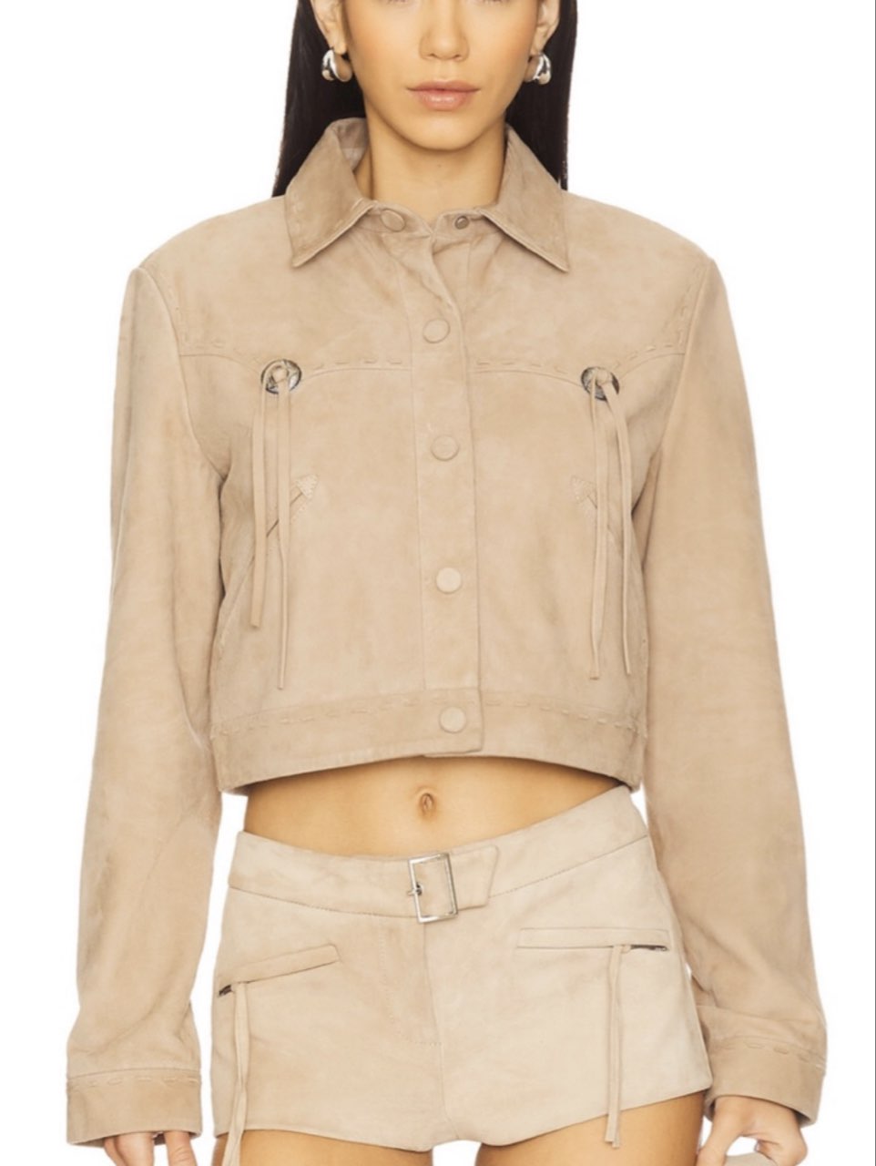 Beige Suede Jacket