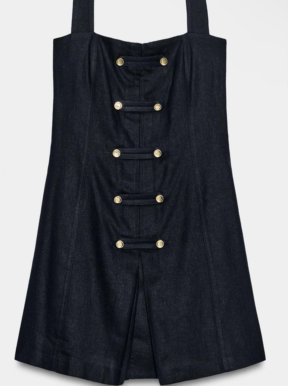 Linen Toggle Mini Dress