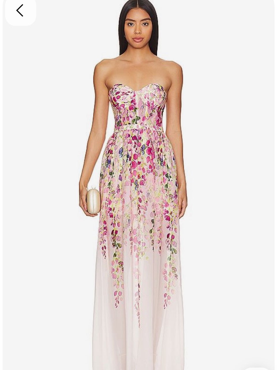 Long Evening Dress in Angel
