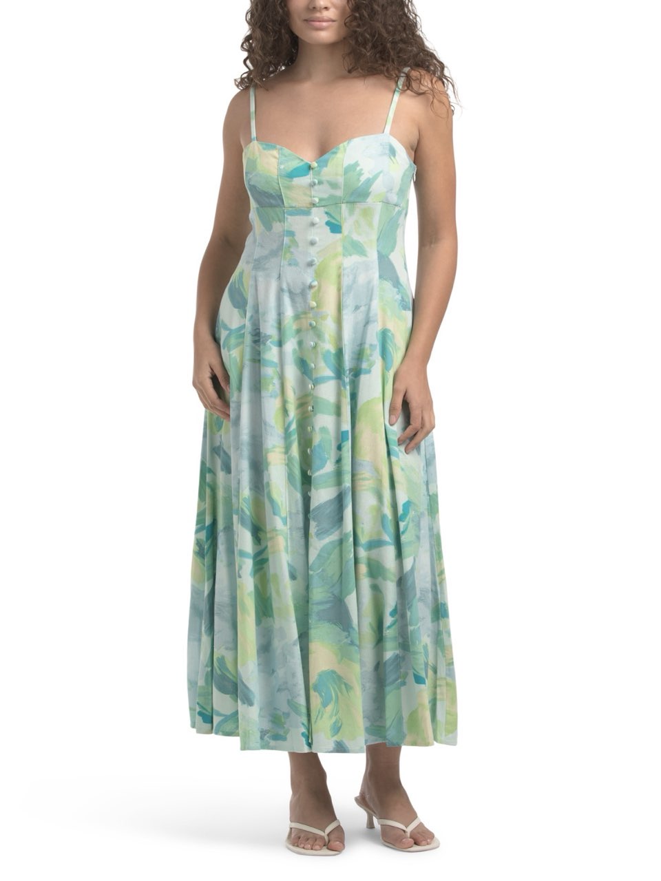Button Down Maxi Dress