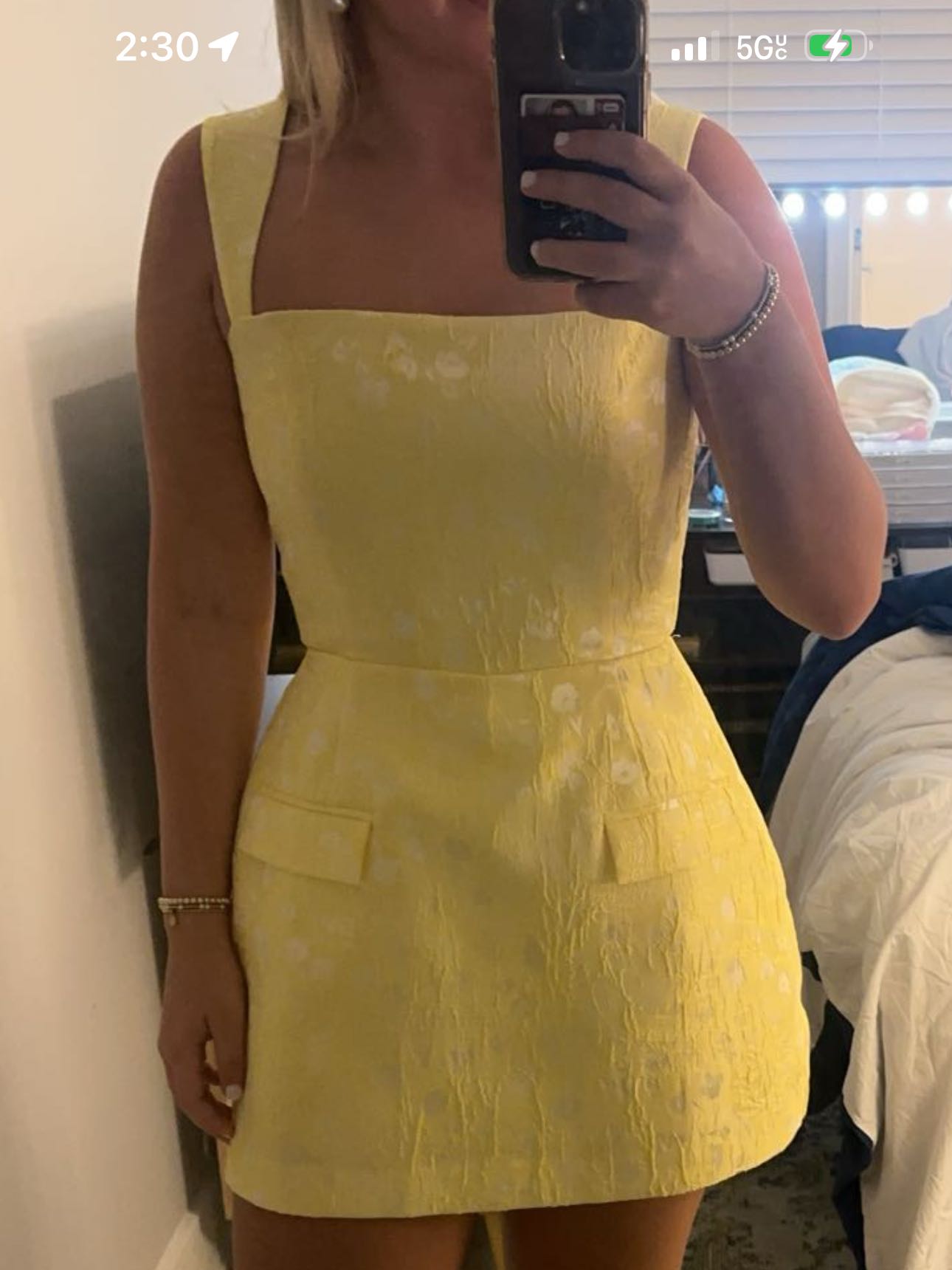 Bethany Romper in Yellow Amanda Uprichard