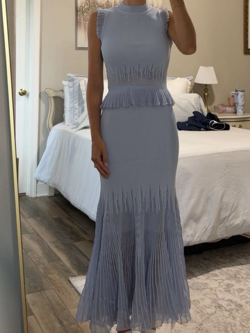 powder blue mesh set