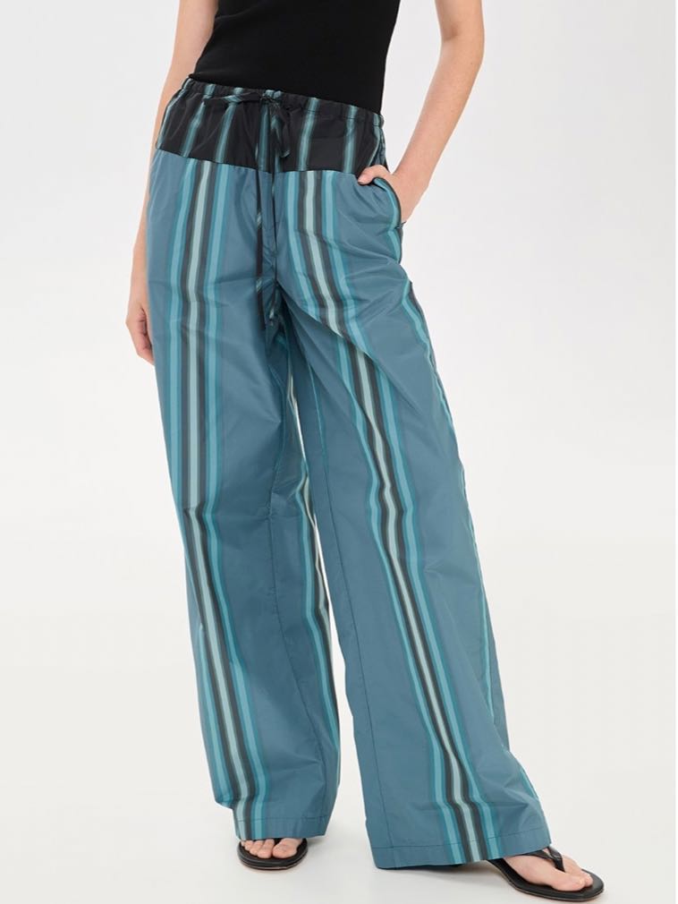 Wide Leg Striped Pants