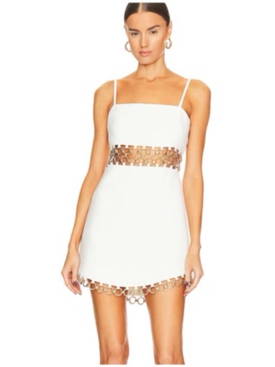 Alexis gold chain dress