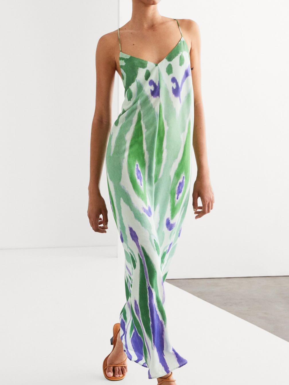 V neck maxi