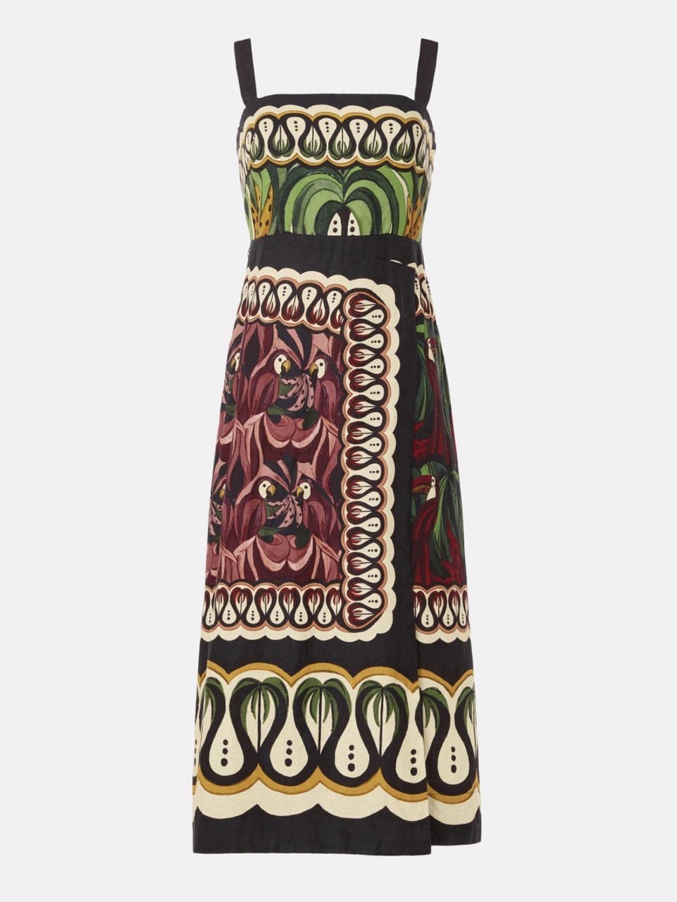 Farm Rio Coconut Tree Flow Scarf MIDI