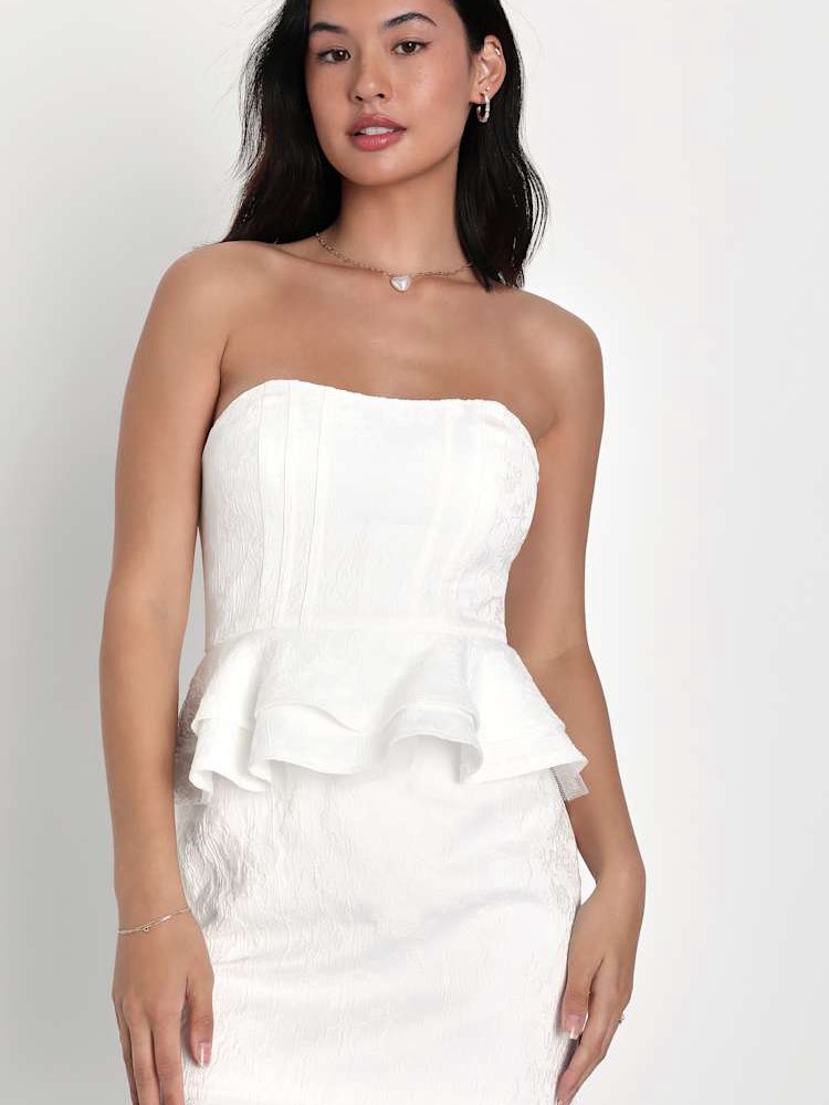 lulus peplum dress