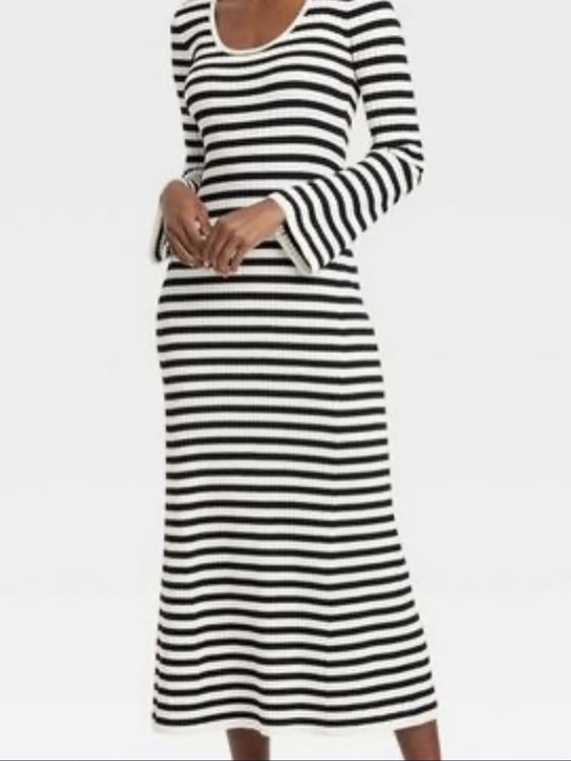 Sweater dress.