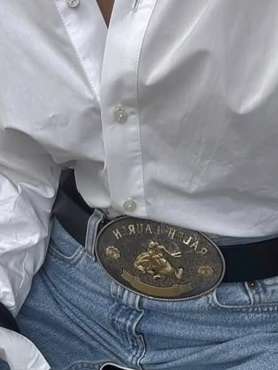 Ralph Lauren Western Buckle Belt