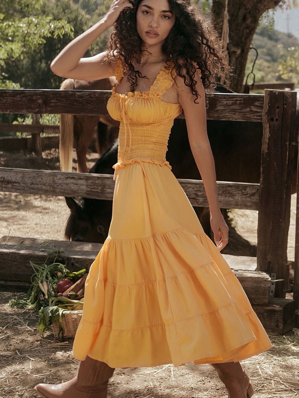 Orange House of CB Dress