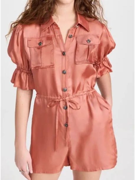 Orange Romper