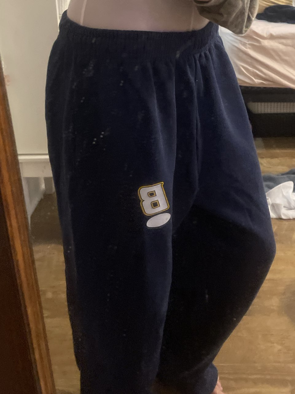 Navy Blue Collegiate Sweatpants