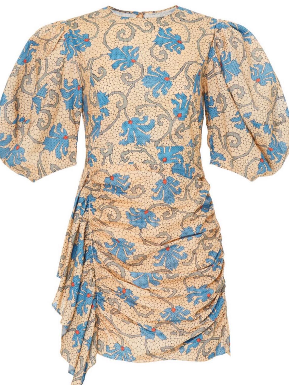 RHODE Mosaic Blossom Pia Mini Dress