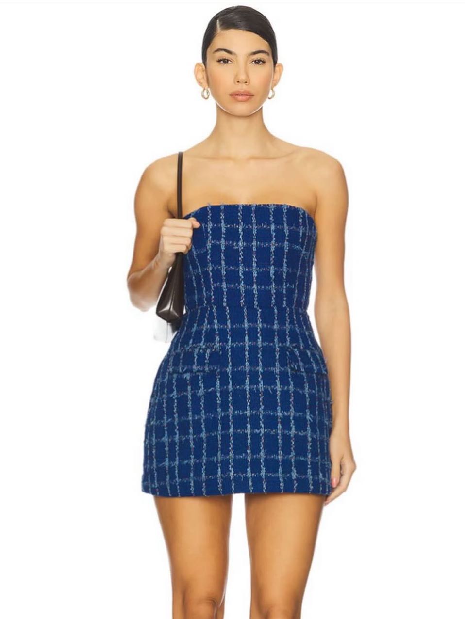 Amanda Uprichard Strapless Bethany Skort Romper