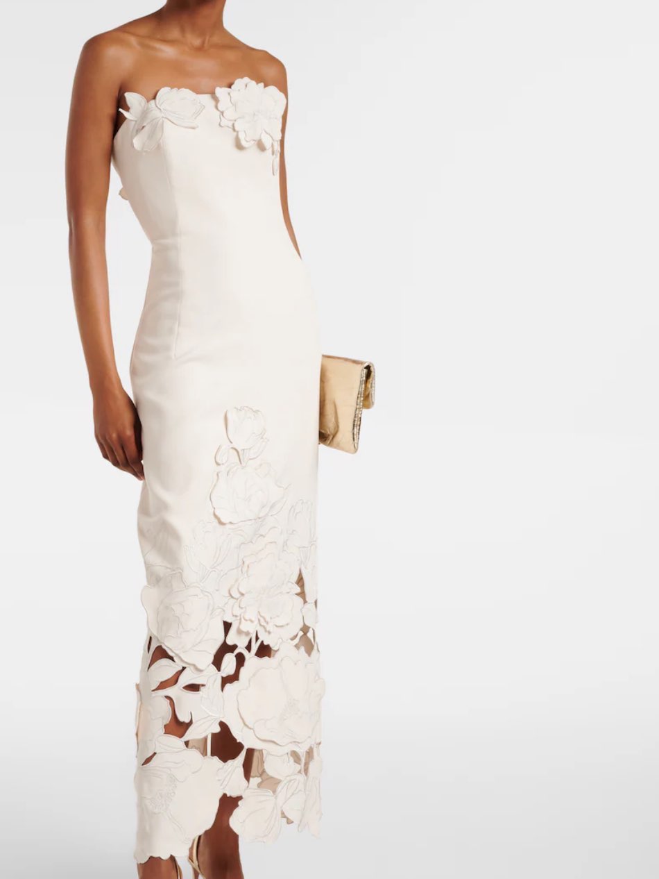 Leo Lin white maxi dress