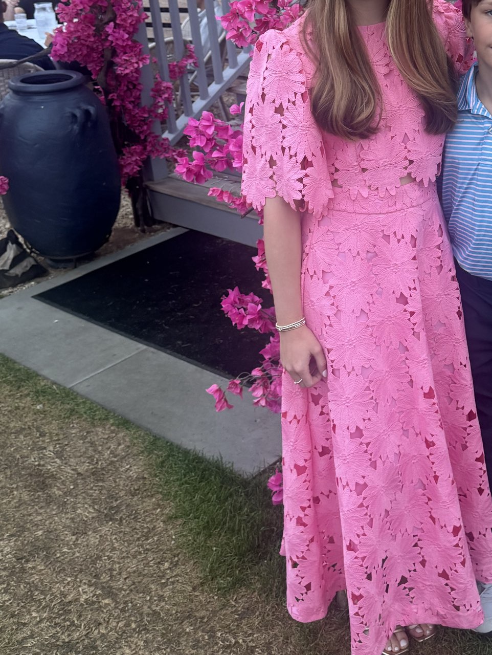 Pink floral set