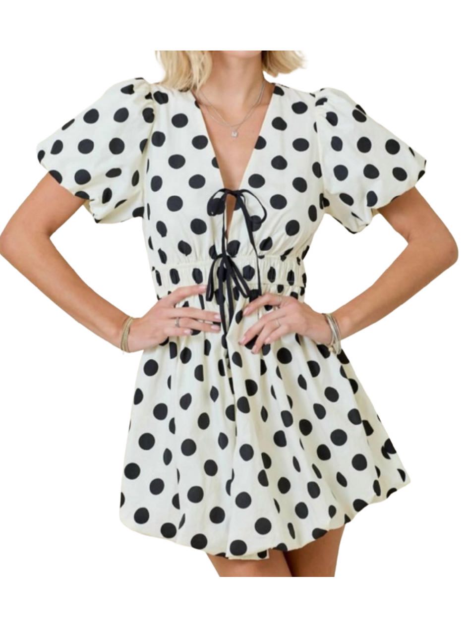 Polka Dot Bubble Dress