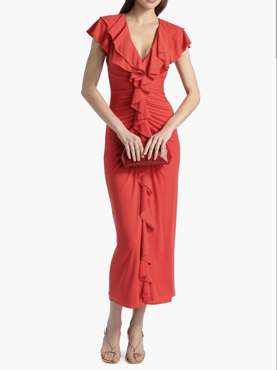 Ruffle Midi Dress