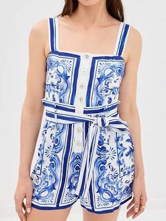 Farm Rio Romper. Size Large