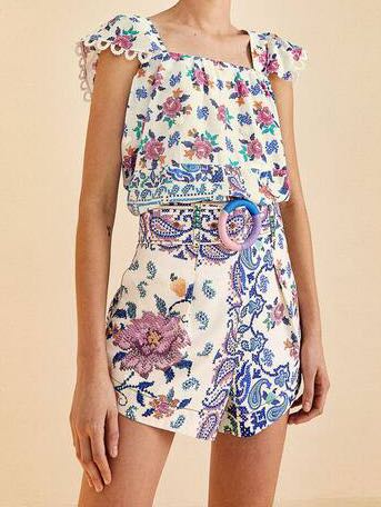 Romantic Bandana High-Rise Short