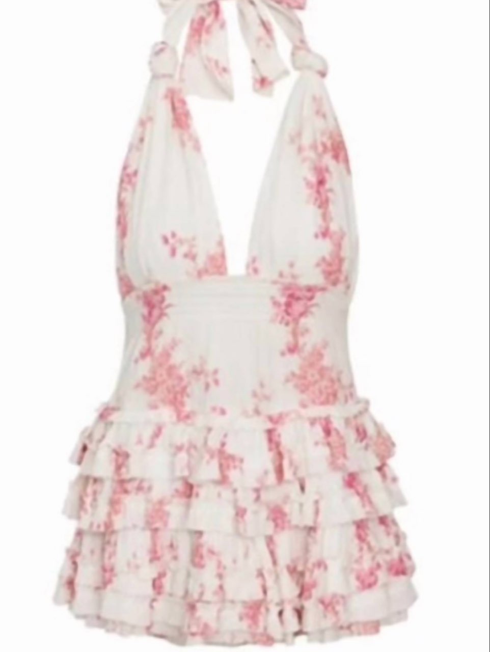 Love shack fancy halter dress
