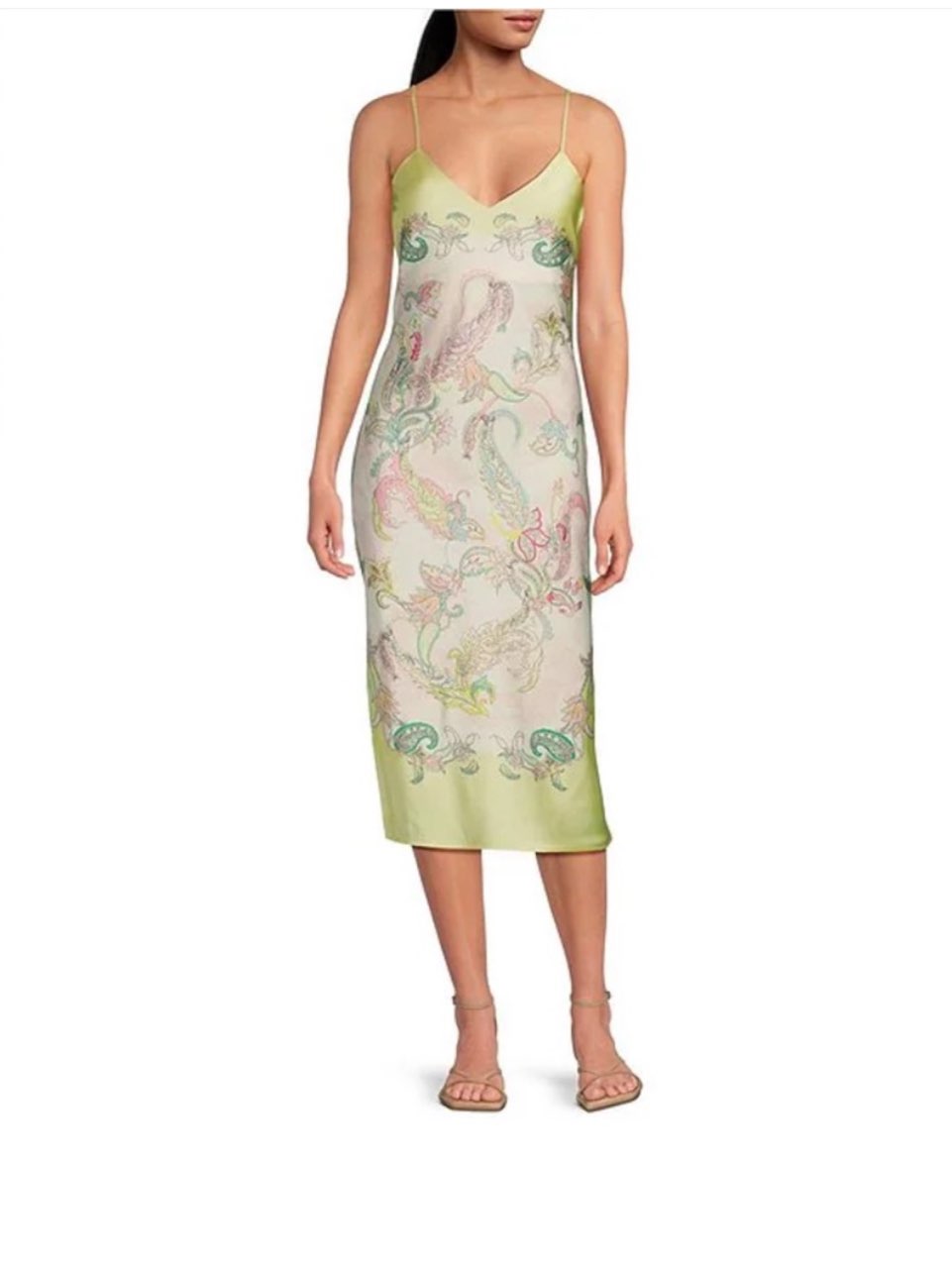 Yellow Silk Dress