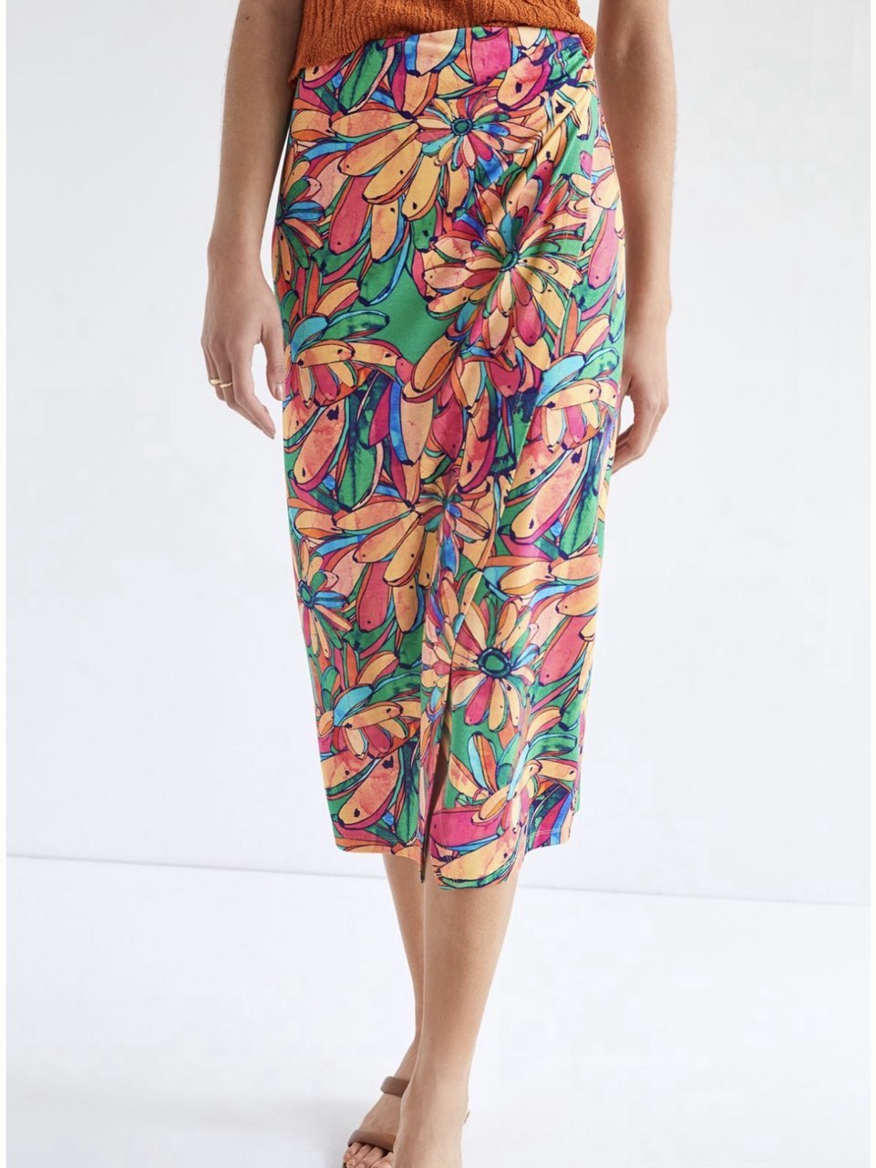 Farm rio midi skirt