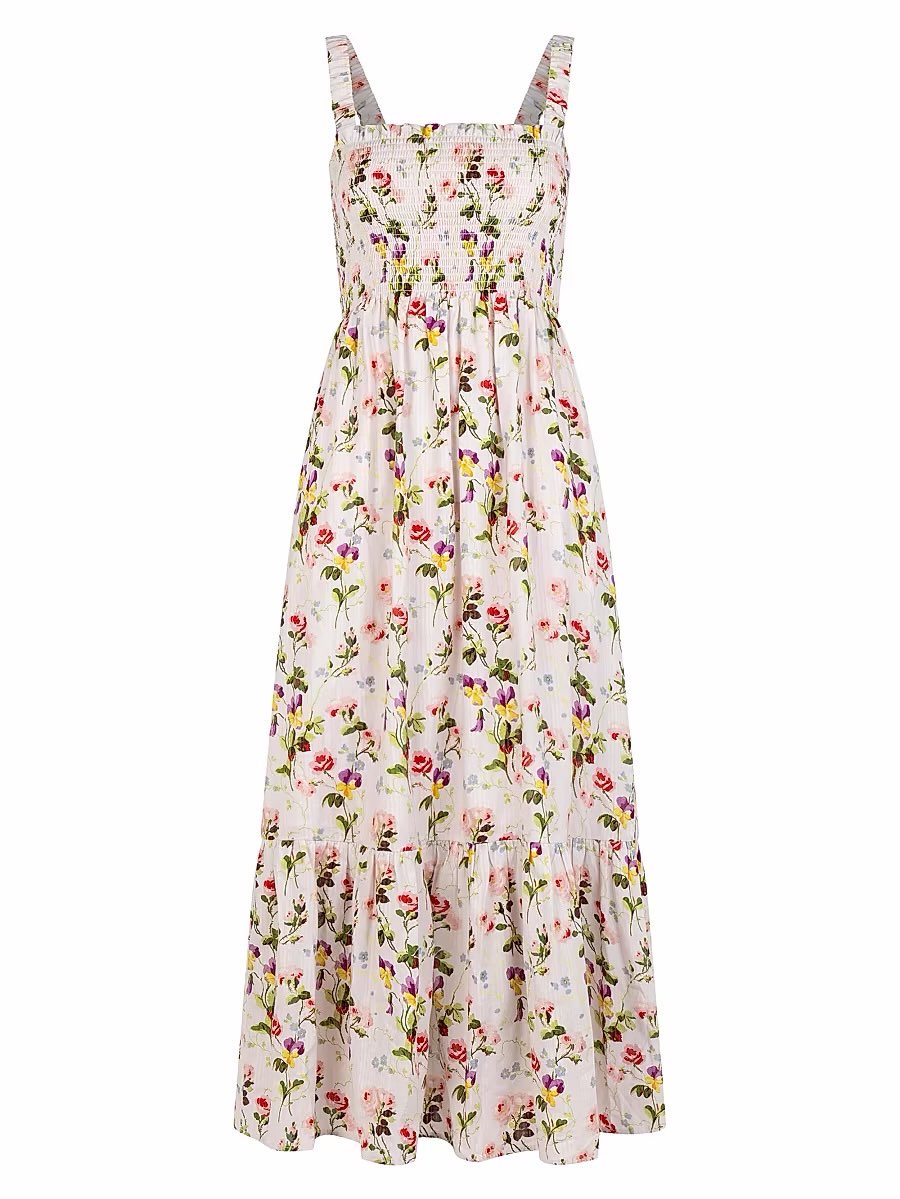 Anjuli Nap Dress in Pink Bluebonnet