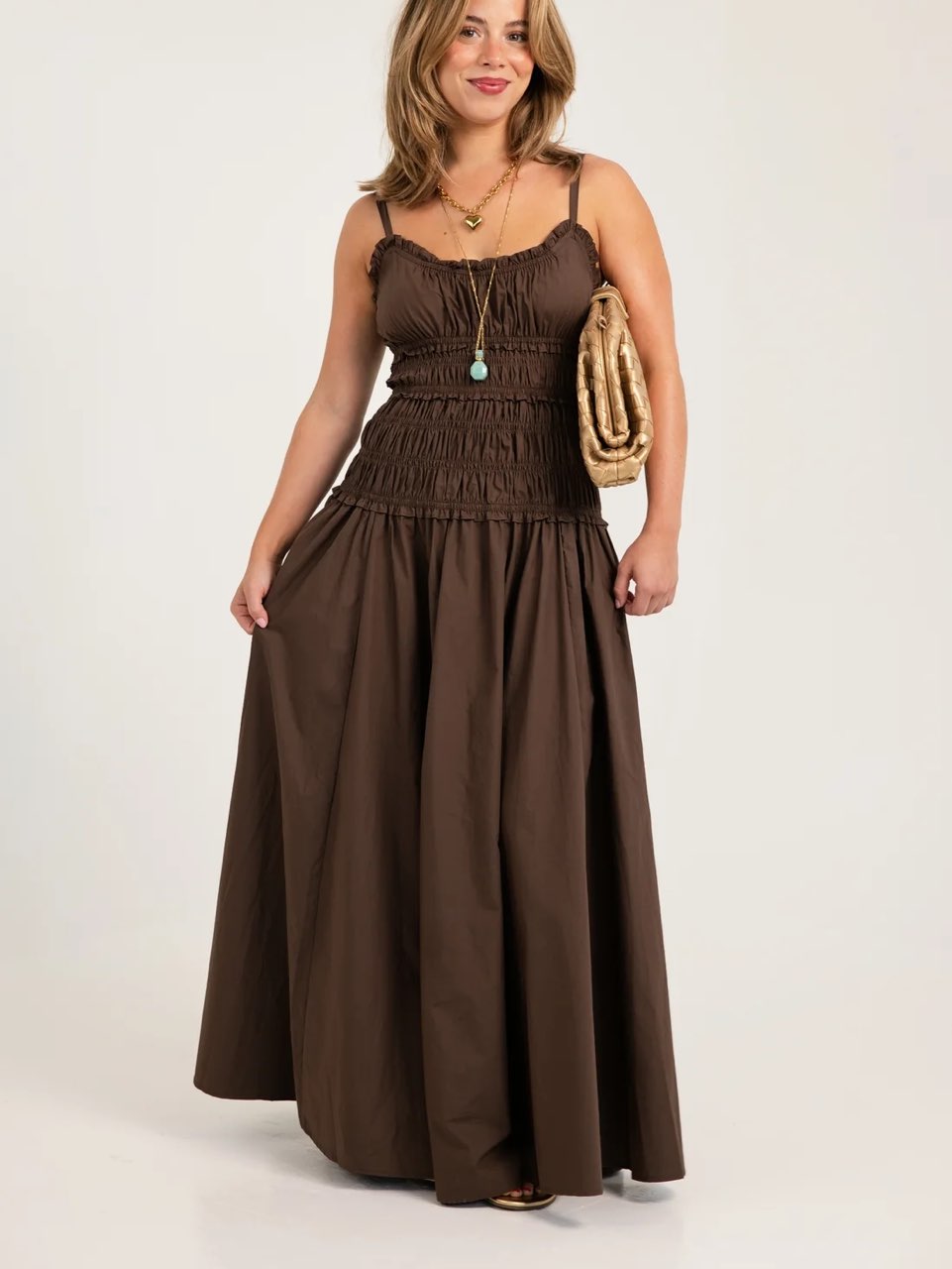 Brown Maxi Dress