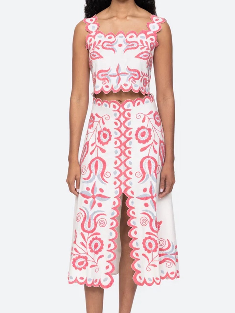 Sea New York Embroidered Set