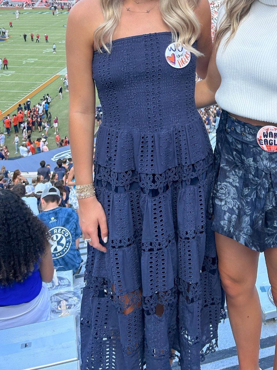 Navy maxi dress