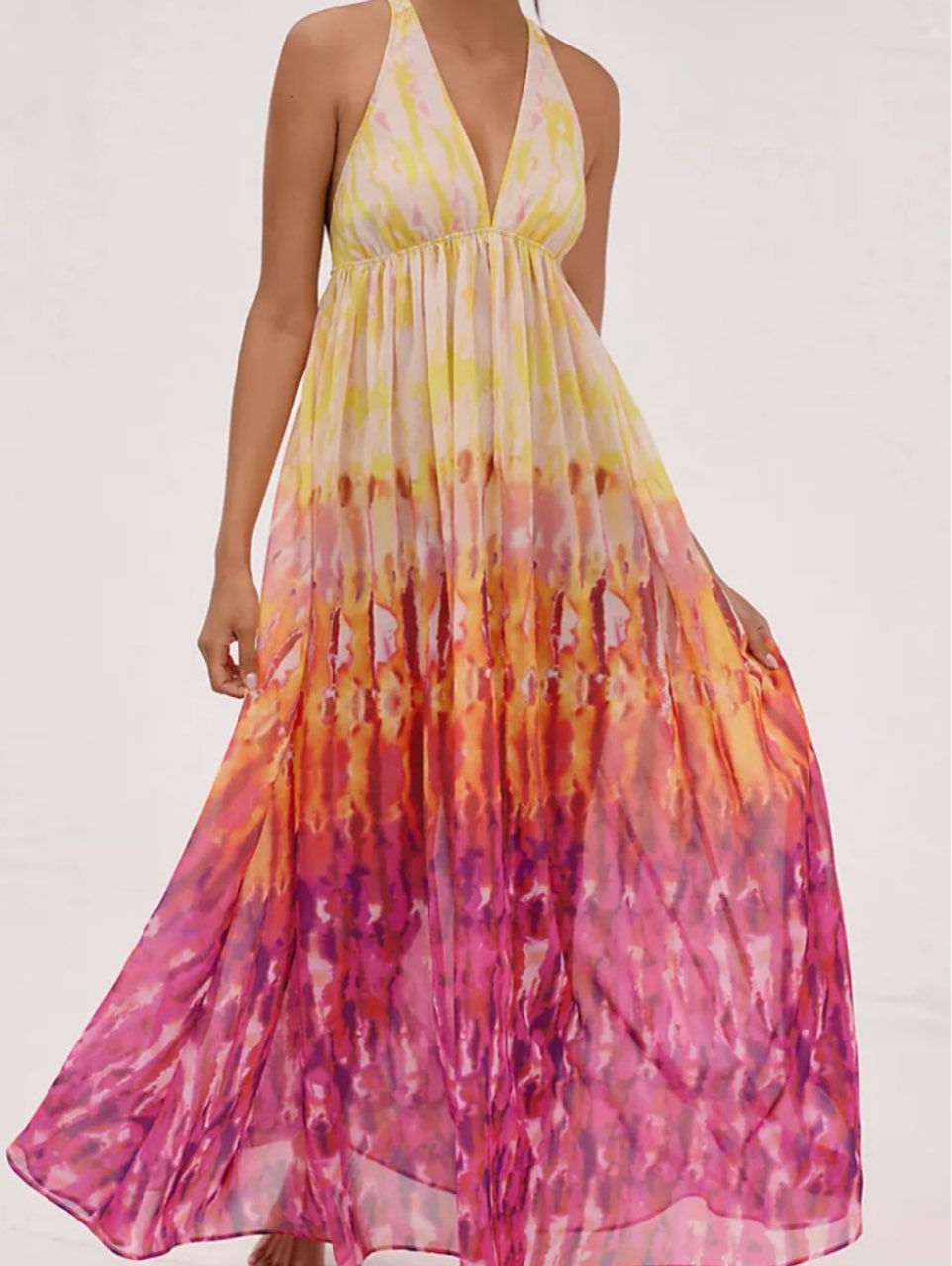 Anthropologie sunset maxi dress!