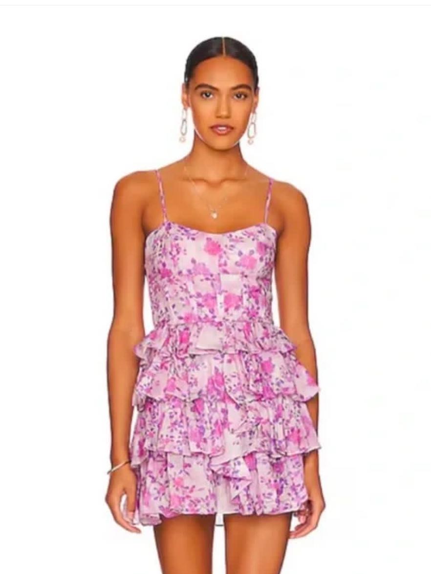floral mini dress