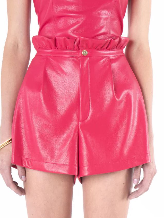 Emily McCarthy Ruffle Short - Rose Red
