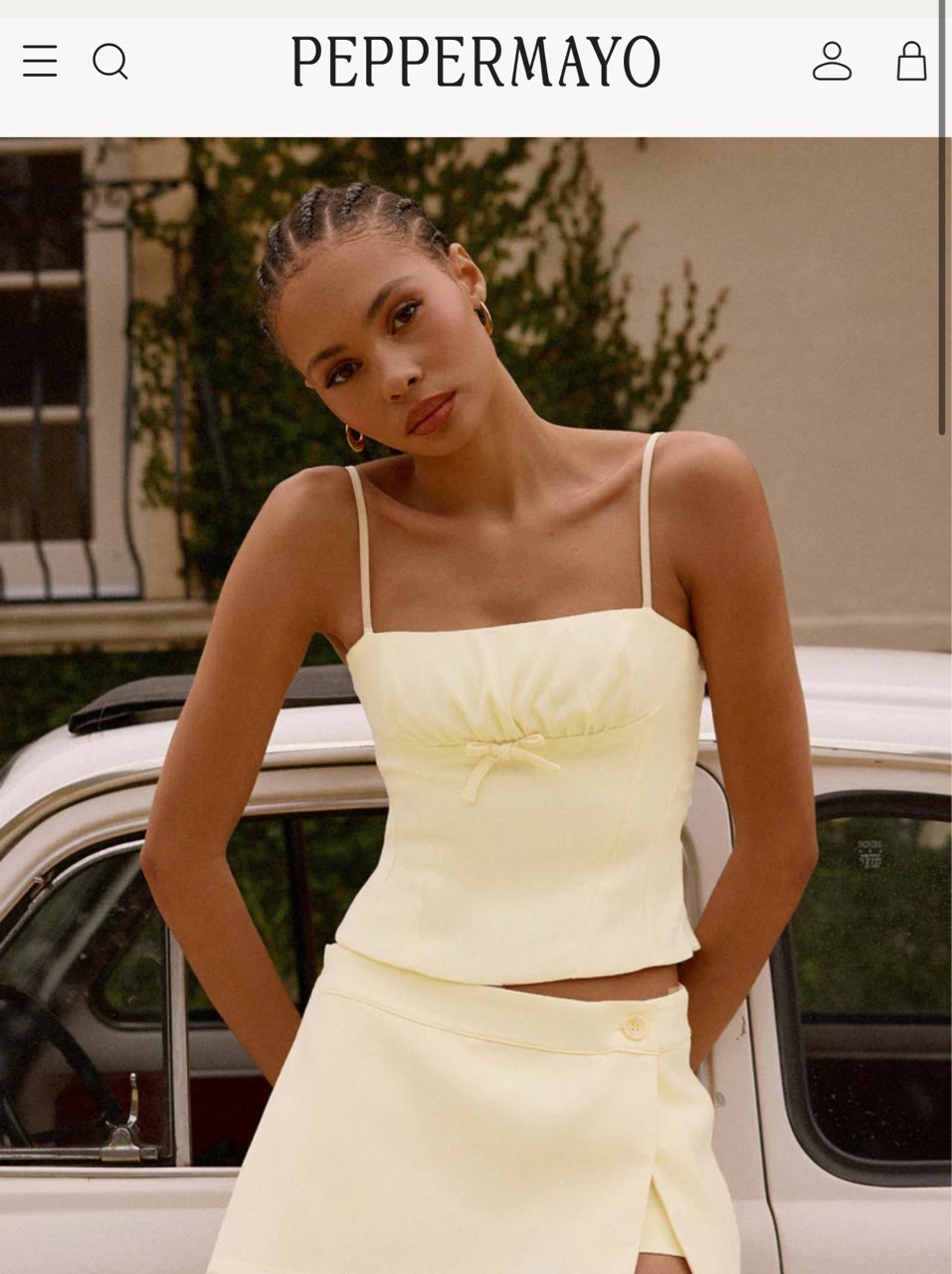 Yellow Skort Set