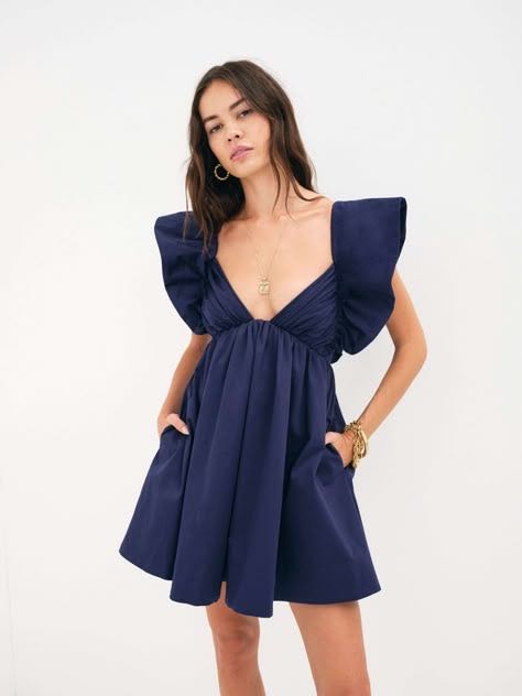 Navy mini dress