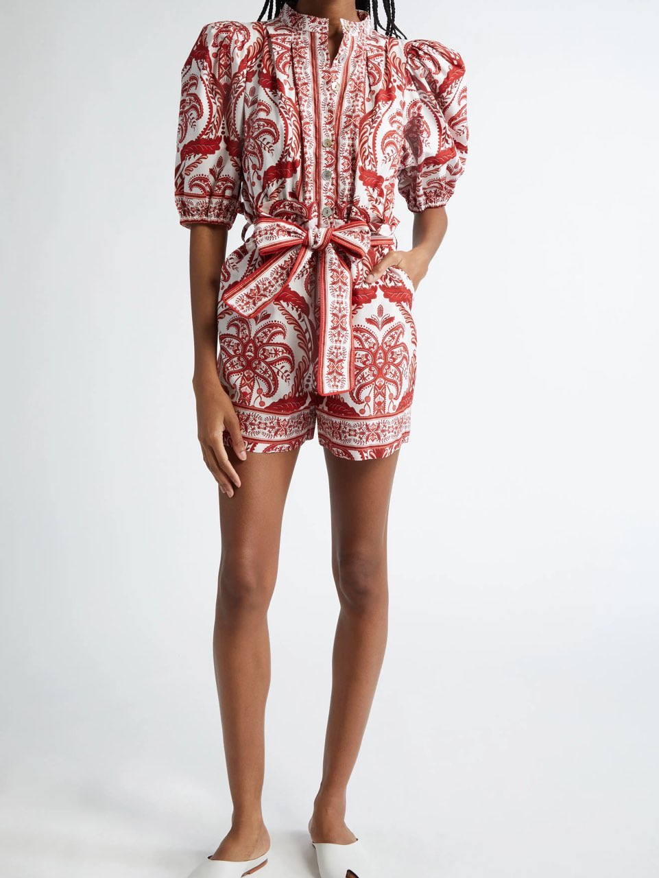 Red romper!