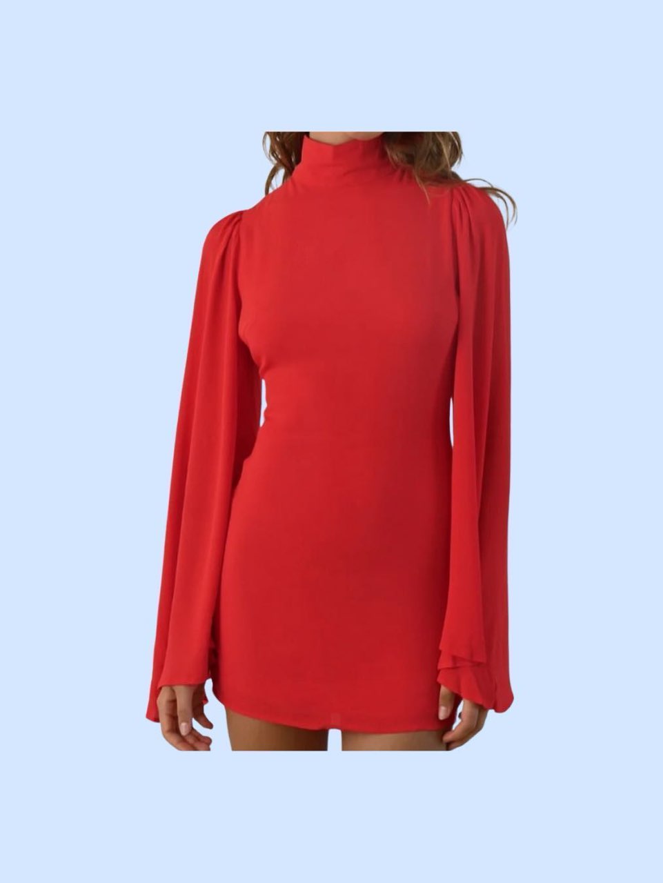 Yllw the Label Raya Dress in red!