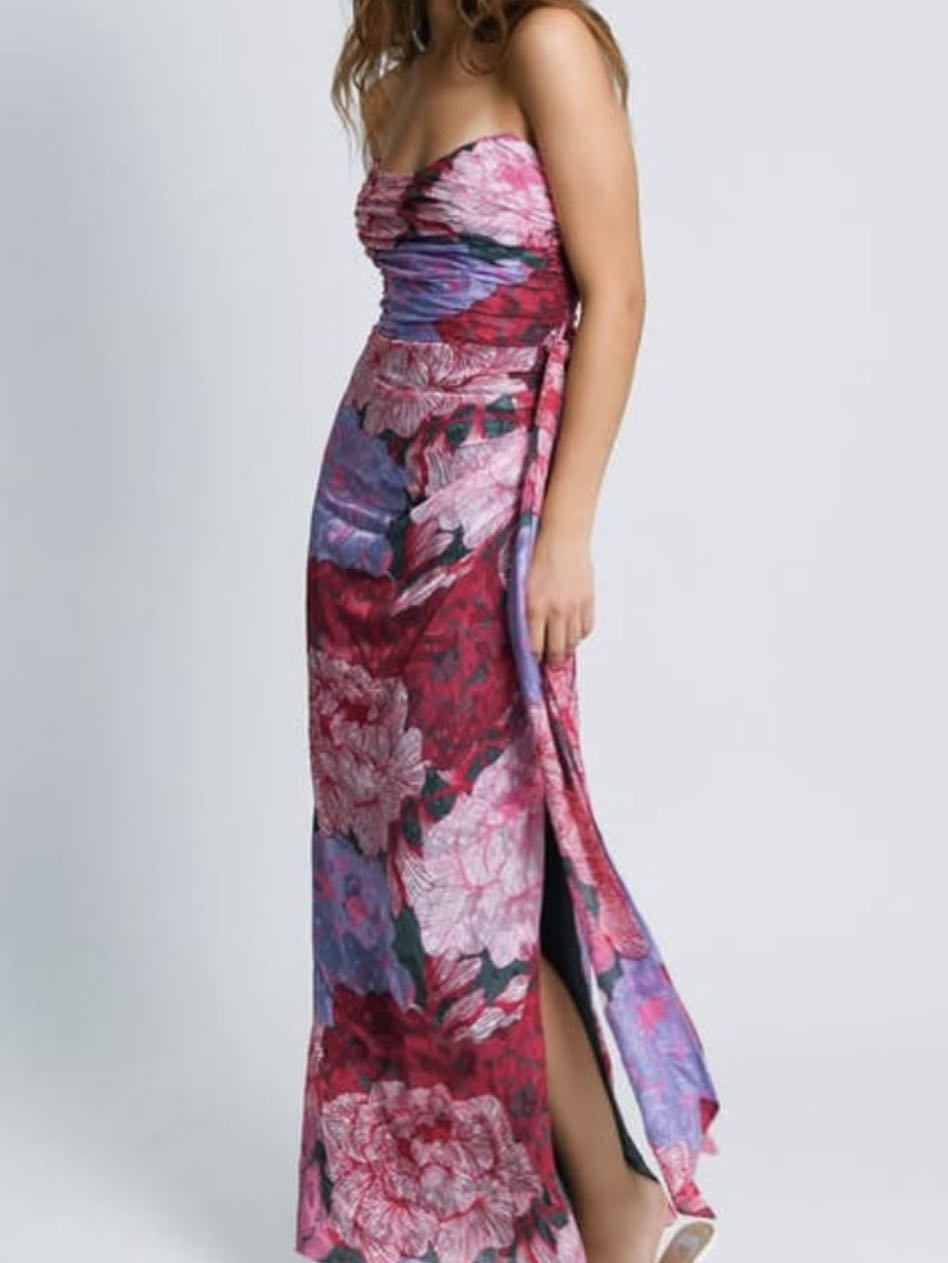 floral formal dress