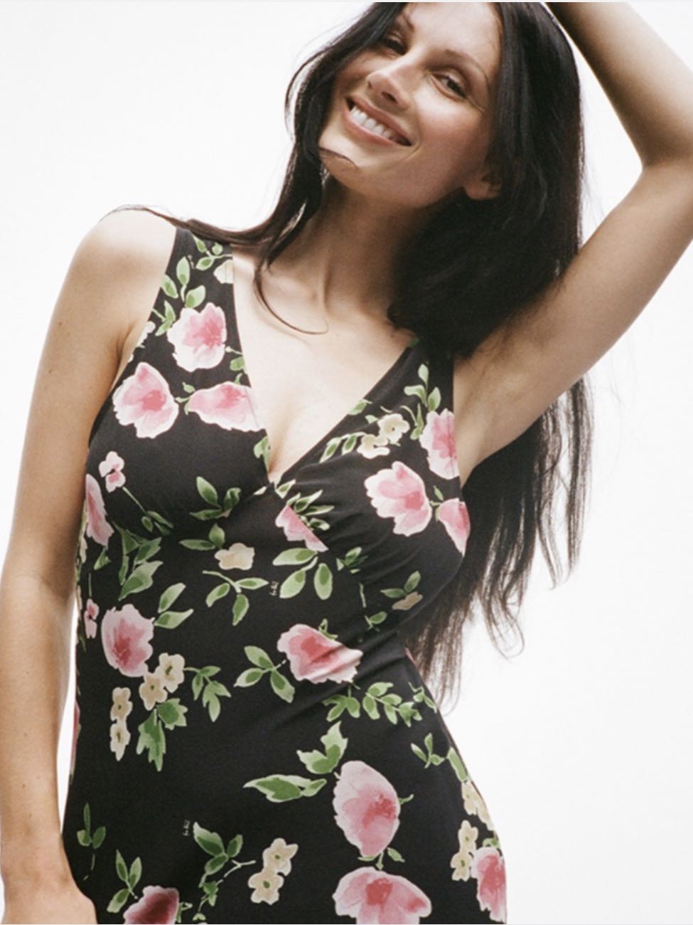 Floral Print Midi Dress