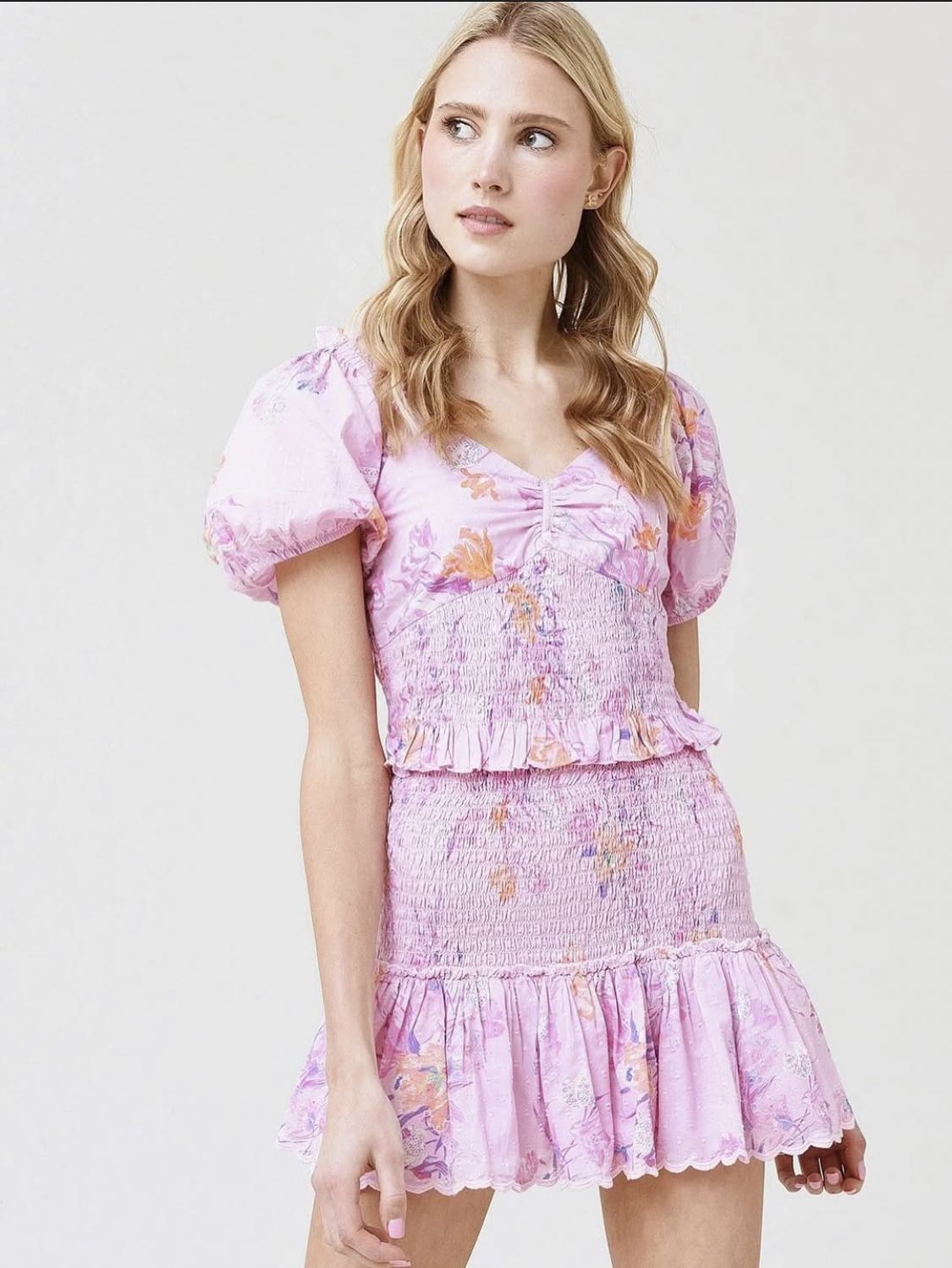 LOVESHACKFANCY jarah mini dress