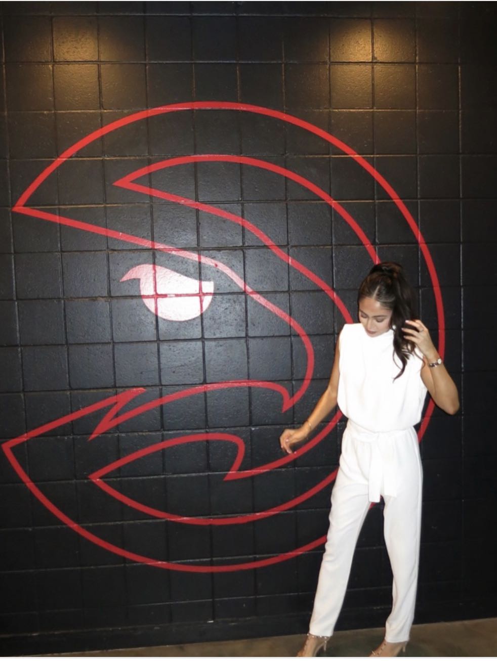 White Sleeveless Jumpsuit